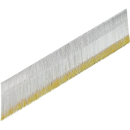 Grip-Rite Collated Finishing Nail, Steel, Electro Galvanized Finish, Angled GRDA25GL